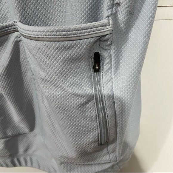 Nike Fit Dry Zip Closure Muscle Activewear Tank - Picture 4 of 5